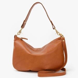 Clare V Moyen Messenger in Tan